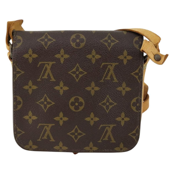 LOUIS VUITTON Monogram Cartouchiere PM Shoulder Bag M51254 LV Auth BA8292