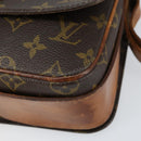 LOUIS VUITTON Monogram Cartouchiere MM Shoulder Bag M51253 LV Auth BA8293-14