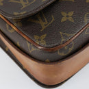 LOUIS VUITTON Monogram Cartouchiere MM Shoulder Bag M51253 LV Auth BA8293-15