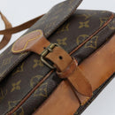 LOUIS VUITTON Monogram Cartouchiere MM Shoulder Bag M51253 LV Auth BA8293-9