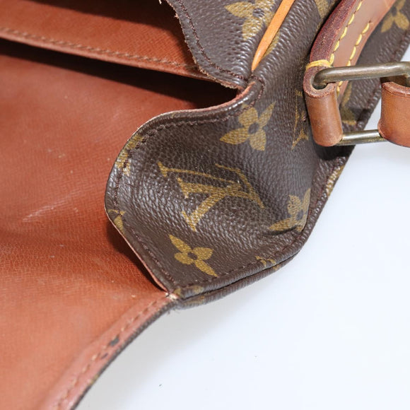 LOUIS VUITTON Monogram Cartouchiere MM Shoulder Bag M51253 LV Auth BA8293