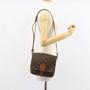 LOUIS VUITTON Monogram Cartouchiere MM Shoulder Bag M51253 LV Auth BA8293-25