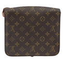 LOUIS VUITTON Monogram Cartouchiere MM Shoulder Bag M51253 LV Auth BA8293-2