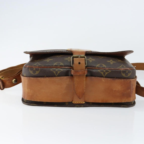 LOUIS VUITTON Monogram Cartouchiere MM Shoulder Bag M51253 LV Auth BA8293