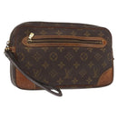 LOUIS VUITTON Monogram Marly Dragonne GM Clutch Bag M51825 LV Auth BA8303-1