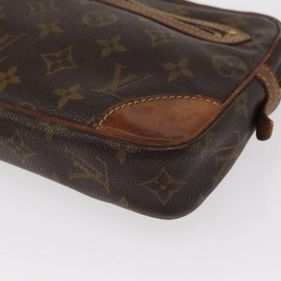 LOUIS VUITTON Monogram Marly Dragonne GM Clutch Bag M51825 LV Auth BA8303