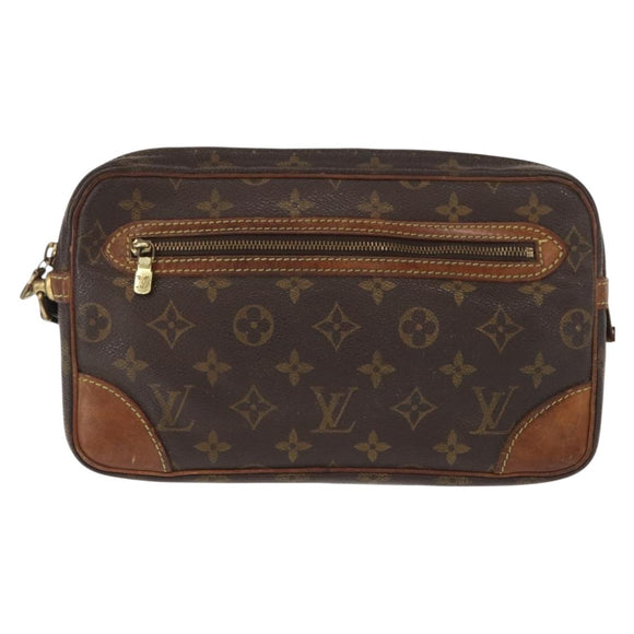 LOUIS VUITTON Monogram Marly Dragonne GM Clutch Bag M51825 LV Auth BA8303