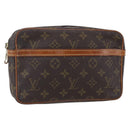 LOUIS VUITTON Monogram Compiegne 23 Clutch Bag M51847 LV Auth BA8306-1
