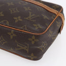 LOUIS VUITTON Monogram Compiegne 23 Clutch Bag M51847 LV Auth BA8306-7