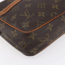 LOUIS VUITTON Monogram Compiegne 23 Clutch Bag M51847 LV Auth BA8306-14