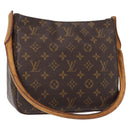 LOUIS VUITTON Monogram Looping MM Shoulder Bag M51146 LV Auth BA8308-1