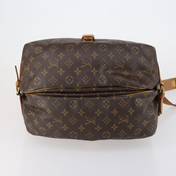 LOUIS VUITTON Monogram Saumur 35 Shoulder Bag M42254 LV Auth BA8314