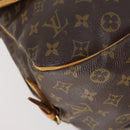 LOUIS VUITTON Monogram Saumur 35 Shoulder Bag M42254 LV Auth BA8314-16