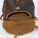LOUIS VUITTON Monogram Saumur 35 Shoulder Bag M42254 LV Auth BA8314-26