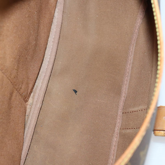 LOUIS VUITTON Monogram Saumur 35 Shoulder Bag M42254 LV Auth BA8314