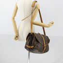 LOUIS VUITTON Monogram Saumur 35 Shoulder Bag M42254 LV Auth BA8314-32
