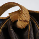 LOUIS VUITTON Monogram Saumur 35 Shoulder Bag M42254 LV Auth BA8314-4