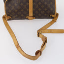 LOUIS VUITTON Monogram Saumur 35 Shoulder Bag M42254 LV Auth BA8314-9