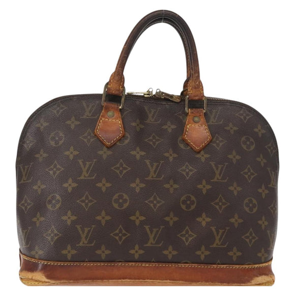 LOUIS VUITTON Monogram Alma Hand Bag M51130 LV Auth BA8320