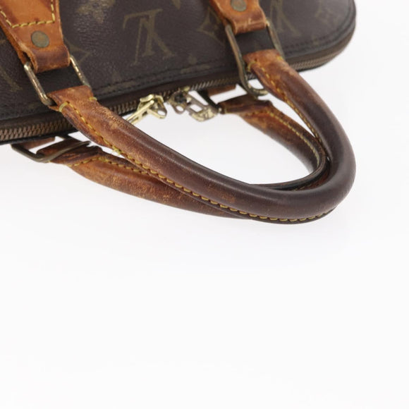 LOUIS VUITTON Monogram Alma Hand Bag M51130 LV Auth BA8320