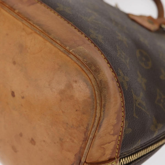 LOUIS VUITTON Monogram Alma Hand Bag M51130 LV Auth BA8321