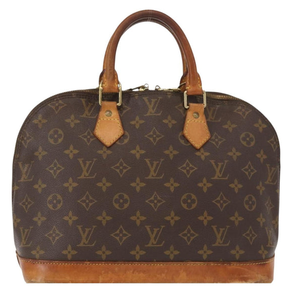 LOUIS VUITTON Monogram Alma Hand Bag M51130 LV Auth BA8321
