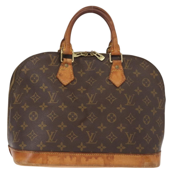 LOUIS VUITTON Monogram Alma Hand Bag M51130 LV Auth BA8321