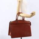 LOUIS VUITTON Epi Riviera Hand Bag Brown M48183 LV Auth BA8323-22