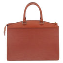 LOUIS VUITTON Epi Riviera Hand Bag Brown M48183 LV Auth BA8323-2