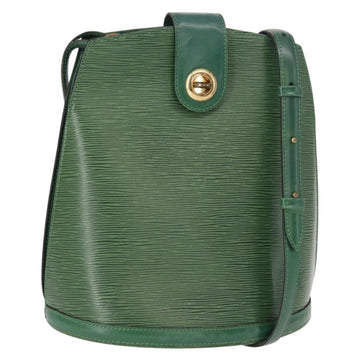 LOUIS VUITTON Epi Cluny Shoulder Bag Green M52254 LV Auth BA8326