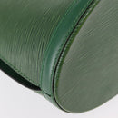 LOUIS VUITTON Epi Cluny Shoulder Bag Green M52254 LV Auth BA8326-15