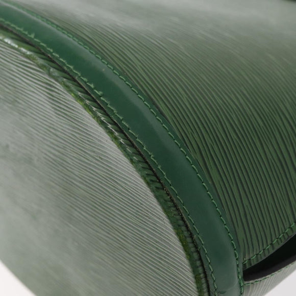 LOUIS VUITTON Epi Cluny Shoulder Bag Green M52254 LV Auth BA8326
