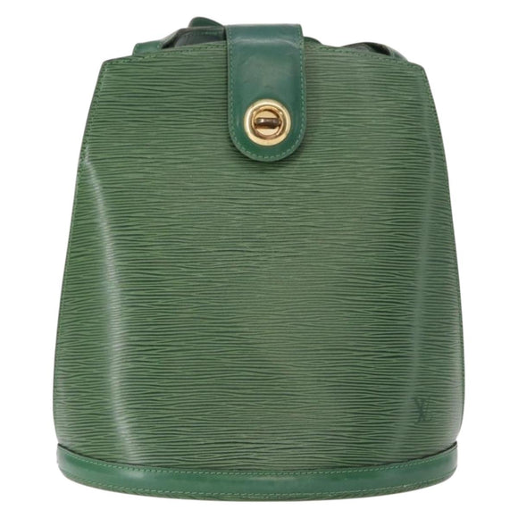 LOUIS VUITTON Epi Cluny Shoulder Bag Green M52254 LV Auth BA8326