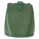 LOUIS VUITTON Epi Cluny Shoulder Bag Green M52254 LV Auth BA8326-2