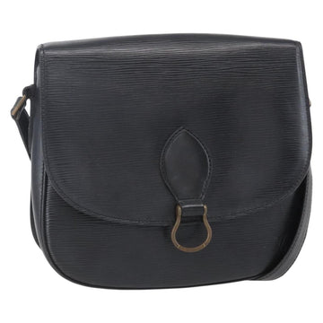LOUIS VUITTON Epi Saint Cloud GM Shoulder Bag Black Noir M52192 LV Auth BA8327