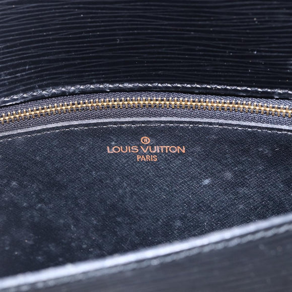 LOUIS VUITTON Epi Saint Cloud GM Shoulder Bag Black Noir M52192 LV Auth BA8327