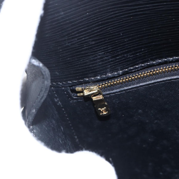 LOUIS VUITTON Epi Saint Cloud GM Shoulder Bag Black Noir M52192 LV Auth BA8327