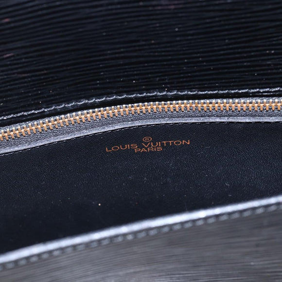 LOUIS VUITTON Epi Saint Cloud GM Shoulder Bag Black Noir M52192 LV Auth BA8328
