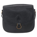 LOUIS VUITTON Epi Saint Cloud GM Shoulder Bag Black Noir M52192 LV Auth BA8328-13