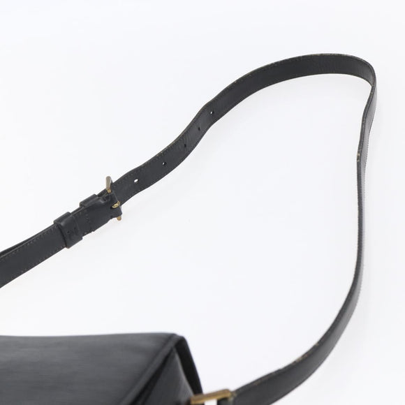 LOUIS VUITTON Epi Saint Cloud GM Shoulder Bag Black Noir M52192 LV Auth BA8328