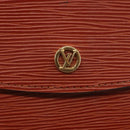 LOUIS VUITTON Epi Montaigne 23 Clutch Bag Brown M52663 LV Auth BA8329-17