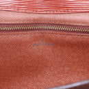 LOUIS VUITTON Epi Montaigne 23 Clutch Bag Brown M52663 LV Auth BA8329-8