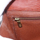 LOUIS VUITTON Epi Montaigne 23 Clutch Bag Brown M52663 LV Auth BA8329-18