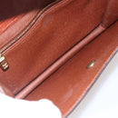 LOUIS VUITTON Epi Montaigne 23 Clutch Bag Brown M52663 LV Auth BA8329-9