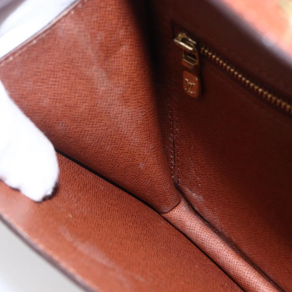 LOUIS VUITTON Epi Montaigne 23 Clutch Bag Brown M52663 LV Auth BA8329