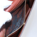 LOUIS VUITTON Epi Montaigne 23 Clutch Bag Brown M52663 LV Auth BA8329-10