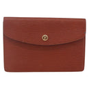 LOUIS VUITTON Epi Montaigne 23 Clutch Bag Brown M52663 LV Auth BA8329-13