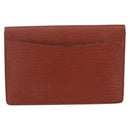 LOUIS VUITTON Epi Montaigne 23 Clutch Bag Brown M52663 LV Auth BA8329-2