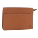 LOUIS VUITTON Epi Pochette Homme Bag Brown Zipangu Gold M52528 LV Auth BA8330-1