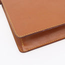 LOUIS VUITTON Epi Pochette Homme Bag Brown Zipangu Gold M52528 LV Auth BA8330-16